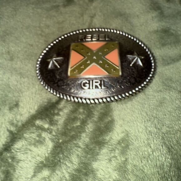 Vintage Rebel Girl Belt Buckle main image 8